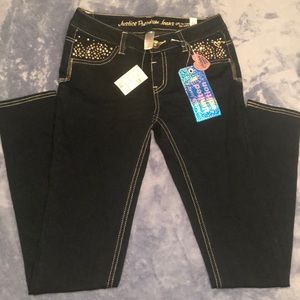 NEW Justice Limited Edition Embellished Jeggings